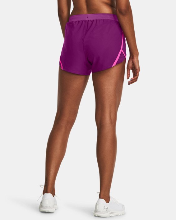 Shorts UA Fly-By 2.0 para Mujer, Purple, pdpMainDesktop image number 1
